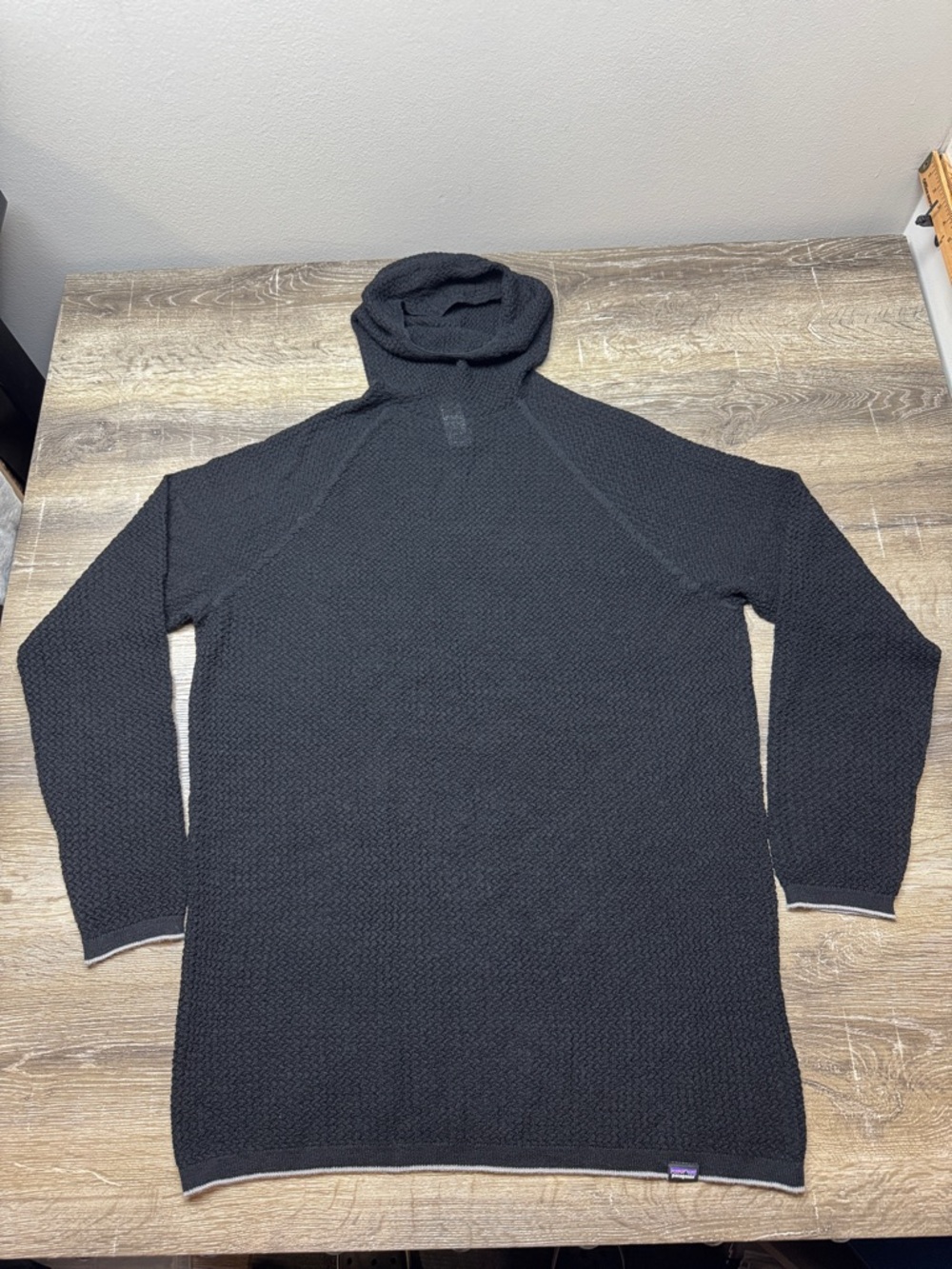 Patagonia Capilene Air Hoody Hoodie Base Layer Merino Wool Men’s Size 2XL Black